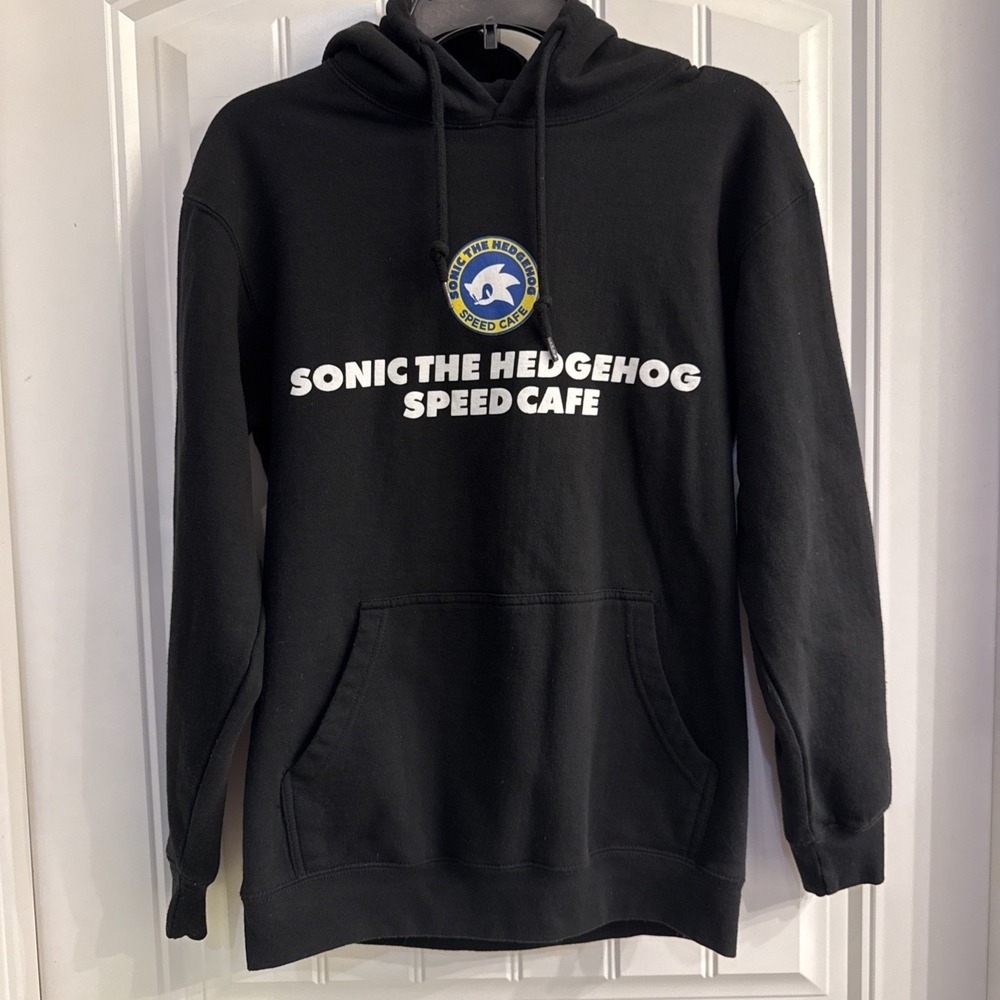 Unisex Sonic The Hedgehog Speed Cafe San Diego 2024 Hoodie Small